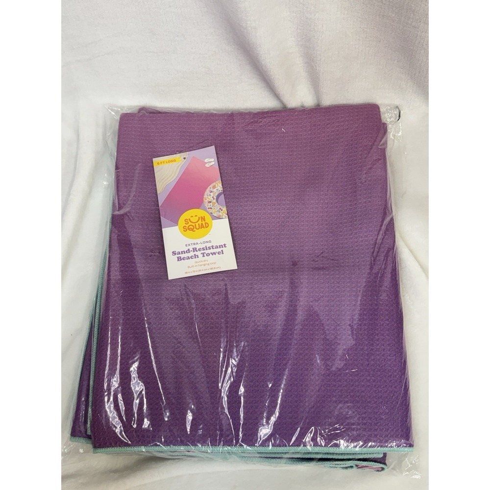 Pink Ombre XL 6ft Beach Towel, Sand Resistant 100% Recycled Polyester -Sun Squad